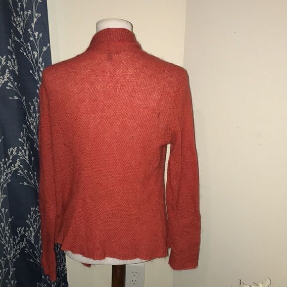 Eileen Fisher Open Front Cardigan Wool Mohair - Picture 3 of 9